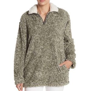 NWT Nordstrom Coffee Shop Faux Fur Pullover